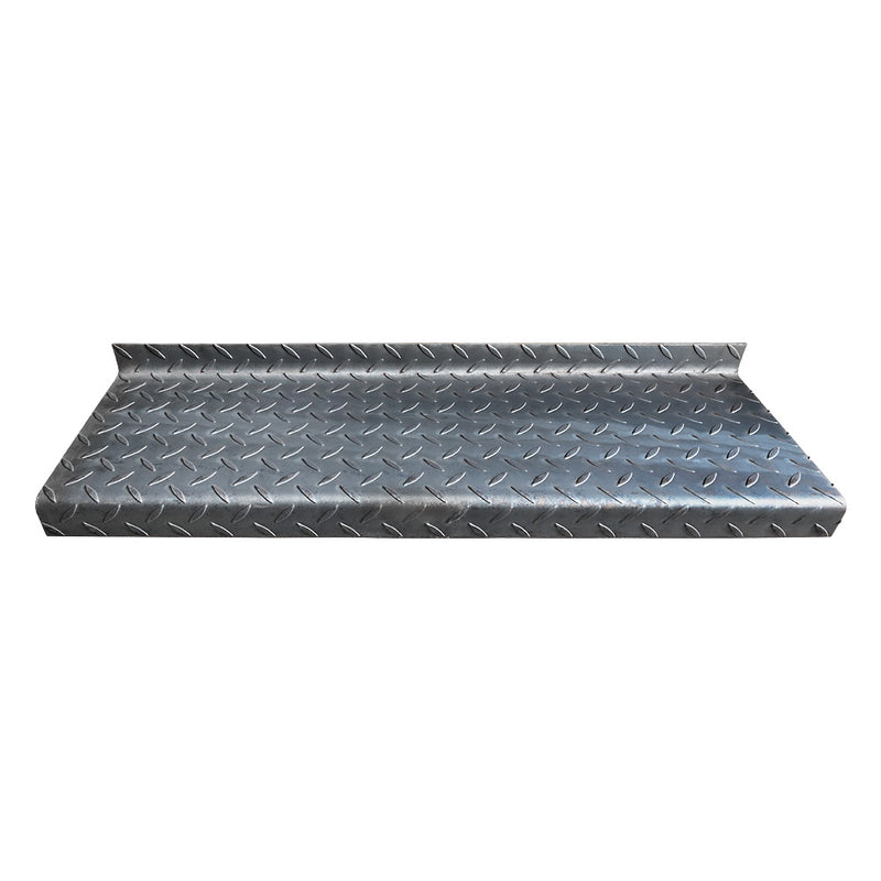 Durbar Steel Stair Tread 900 x 265 x 4.5mm 50mm Turn Up/Down