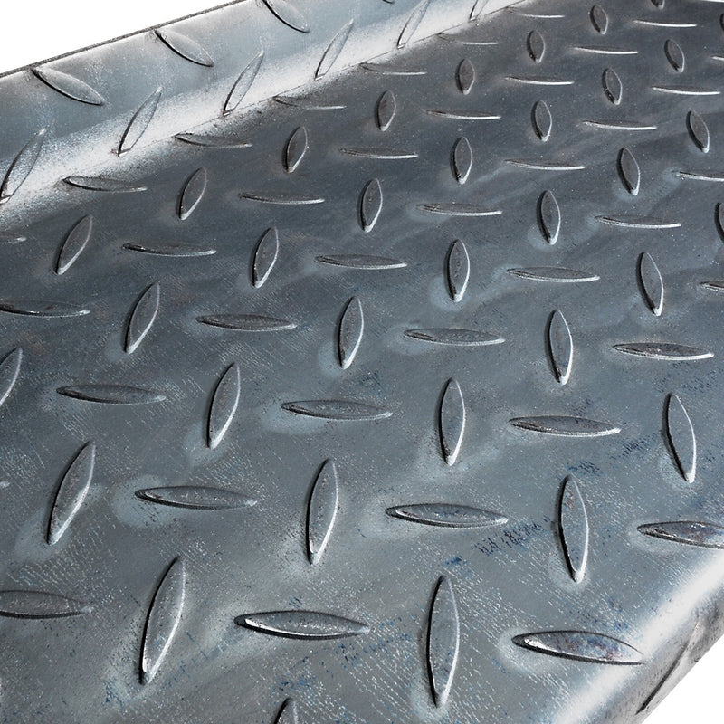 Durbar Steel Stair Tread 900 x 265 x 4.5mm 50mm Turn Up/Down