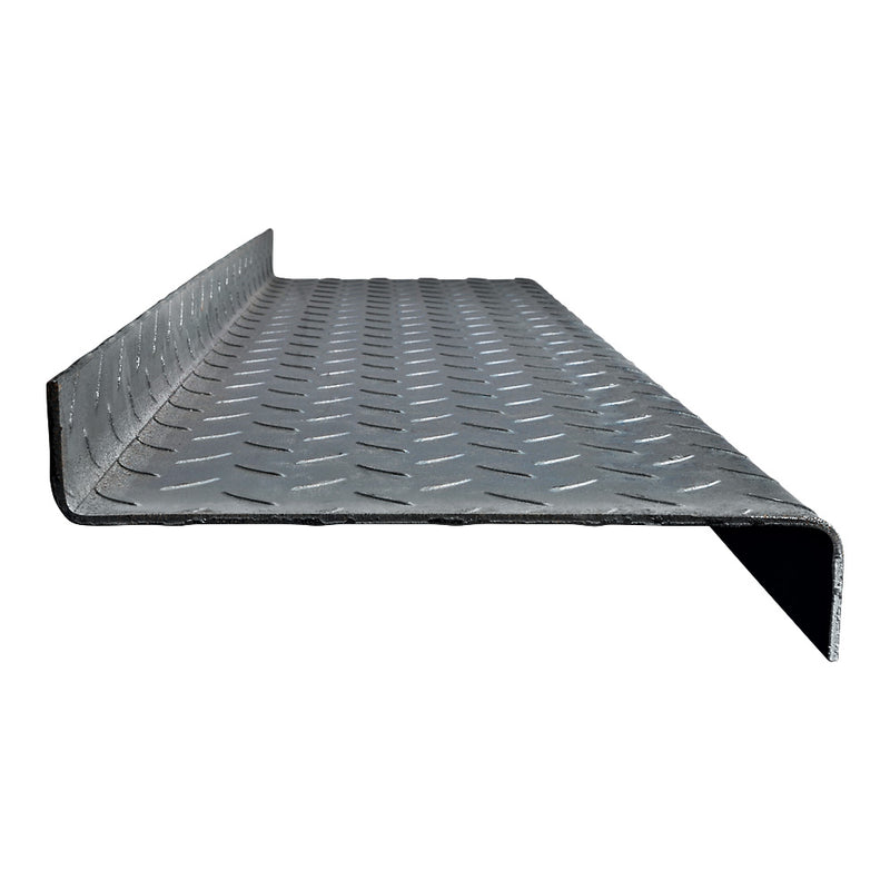 Durbar Steel Stair Tread 1000 x 265 x 4.5mm 50mm Turn Up/Down