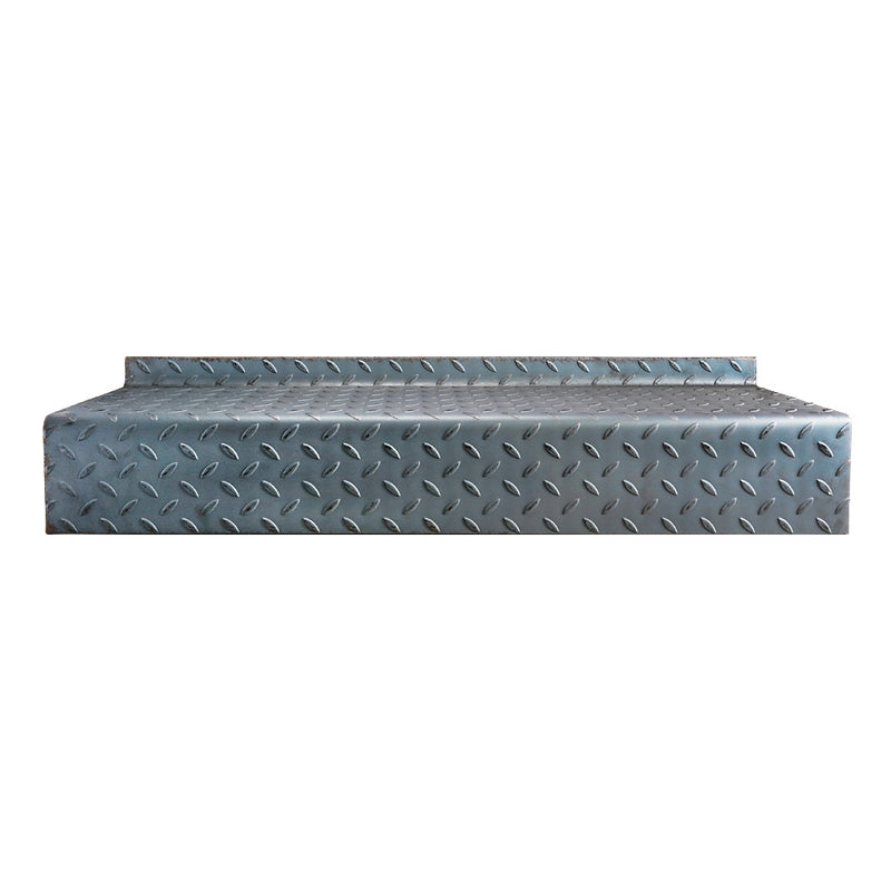 DDA Durbar Steel Stair Tread 1000 x 265 x 4.5mm 50mm Turn Up 145mm Down