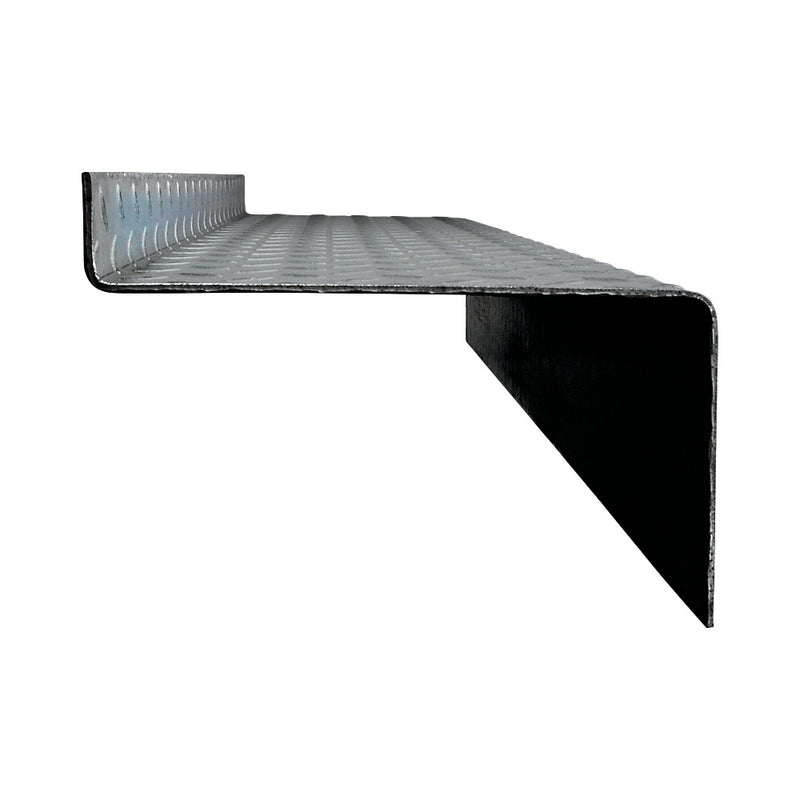 DDA Durbar Steel Stair Tread 1000 x 265 x 4.5mm 50mm Turn Up 145mm Down