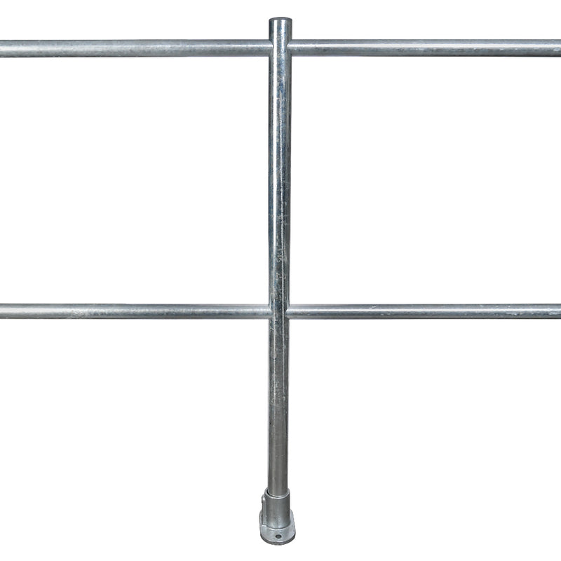Galvanised Post 48.3mm x 3.2mm 1130mm Long To Take 33.7mm Diameter Handrail