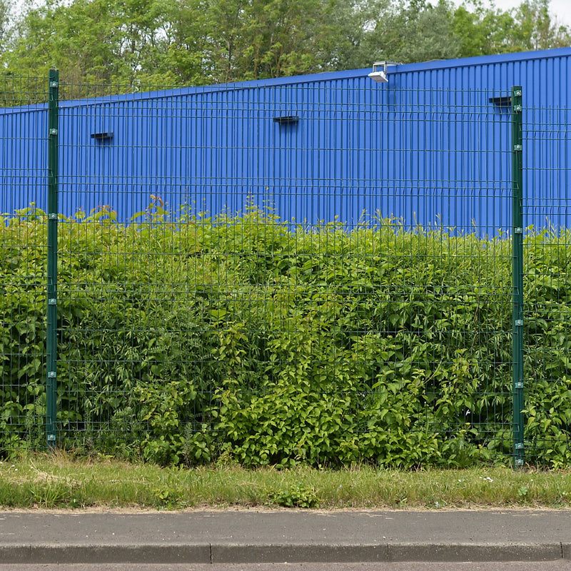 DC V Mesh Fencing 1730mm High 3m Bay Green