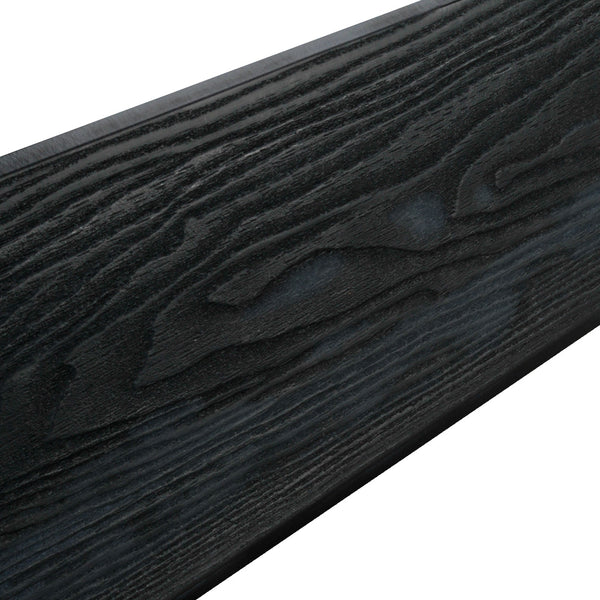 Clearance Composite Gate Board - Black Deep Embossed 2000mm