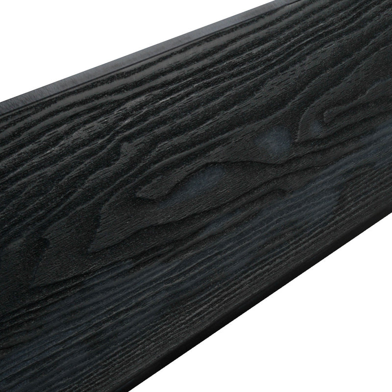 Clearance Composite Gate Board - Black Deep Embossed 2000mm
