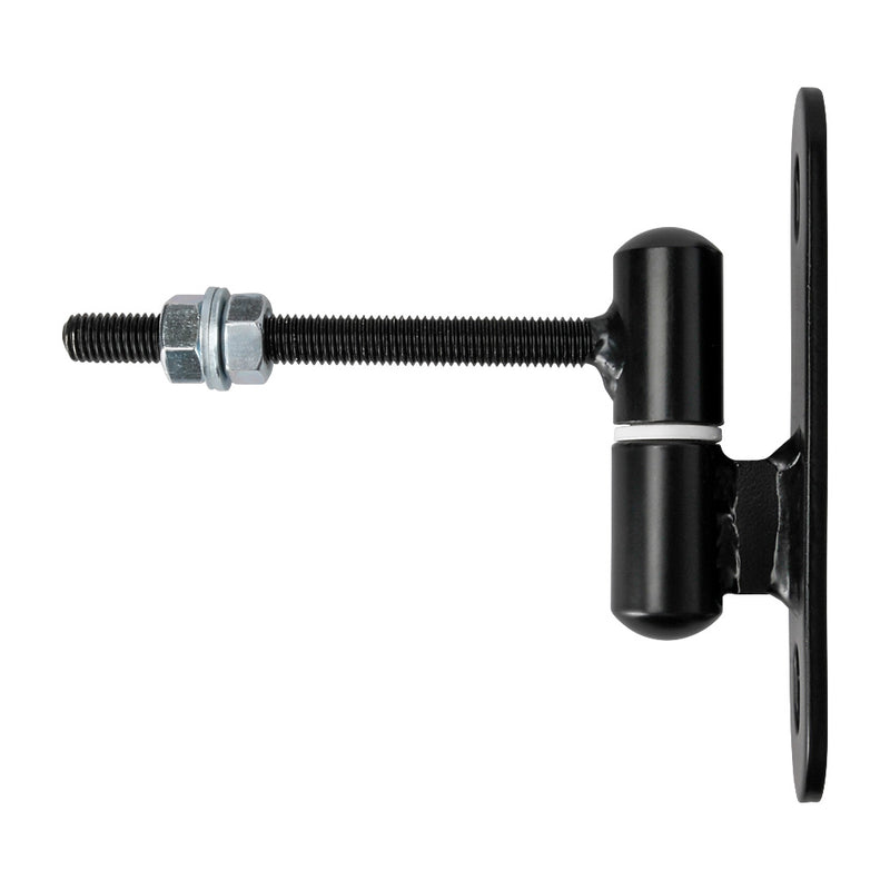 Adjustable Bolt Hinge M12 Black 150mm Long