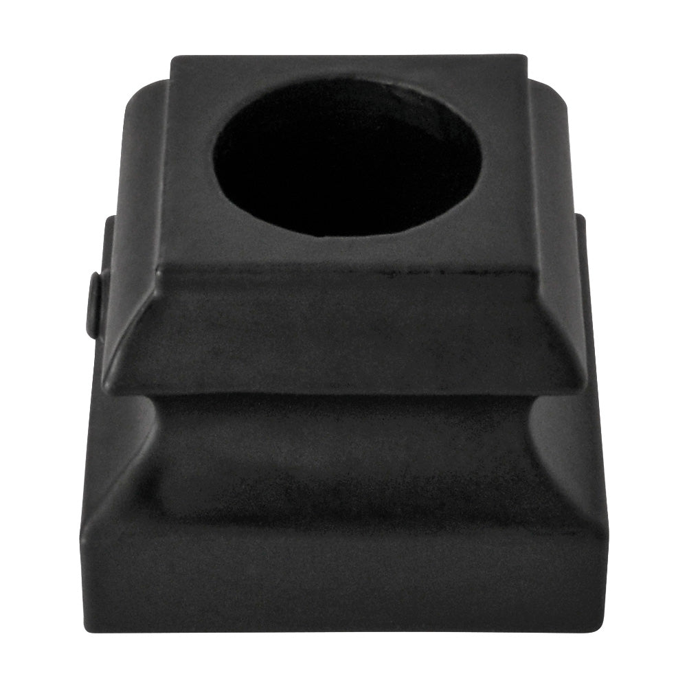Aluminium Baluster Collar On Level 26 x 34mm For 16mm Diameter Black