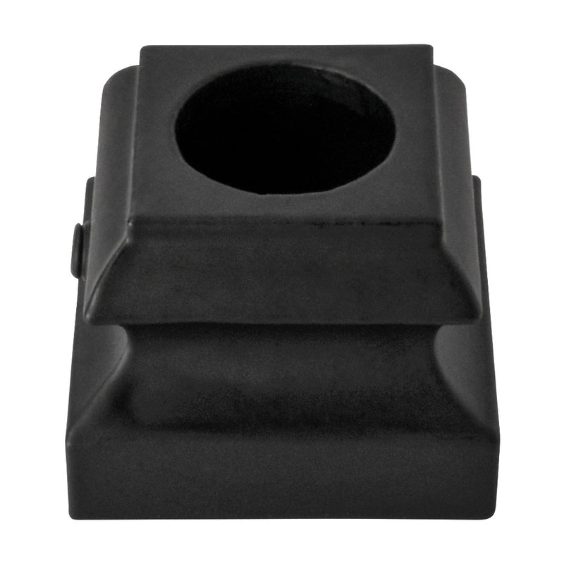 Aluminium Baluster Collar On Level 26 x 34mm For 16mm Diameter Black
