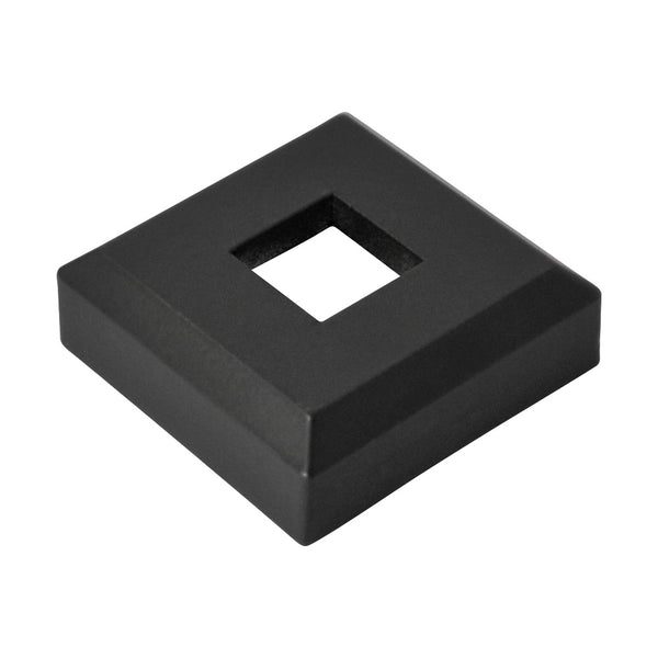 Aluminium Baluster Bracket On Level 14 x 40mm For 12.5mm Square Black