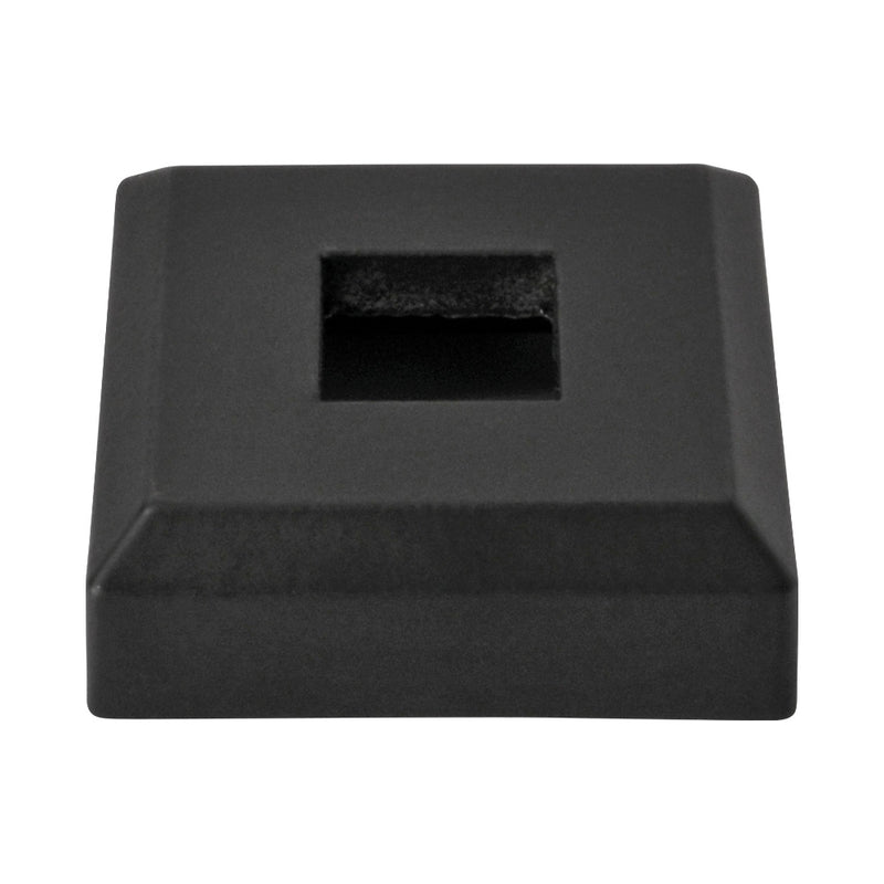 Aluminium Baluster Bracket On Level 14 x 40mm For 12.5mm Square Black