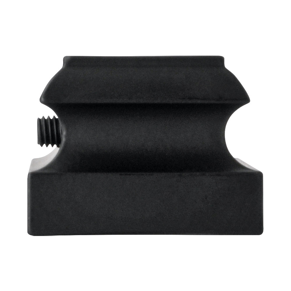 Aluminium Baluster Collar On Level 26 x 34mm For 12.5mm Square Black