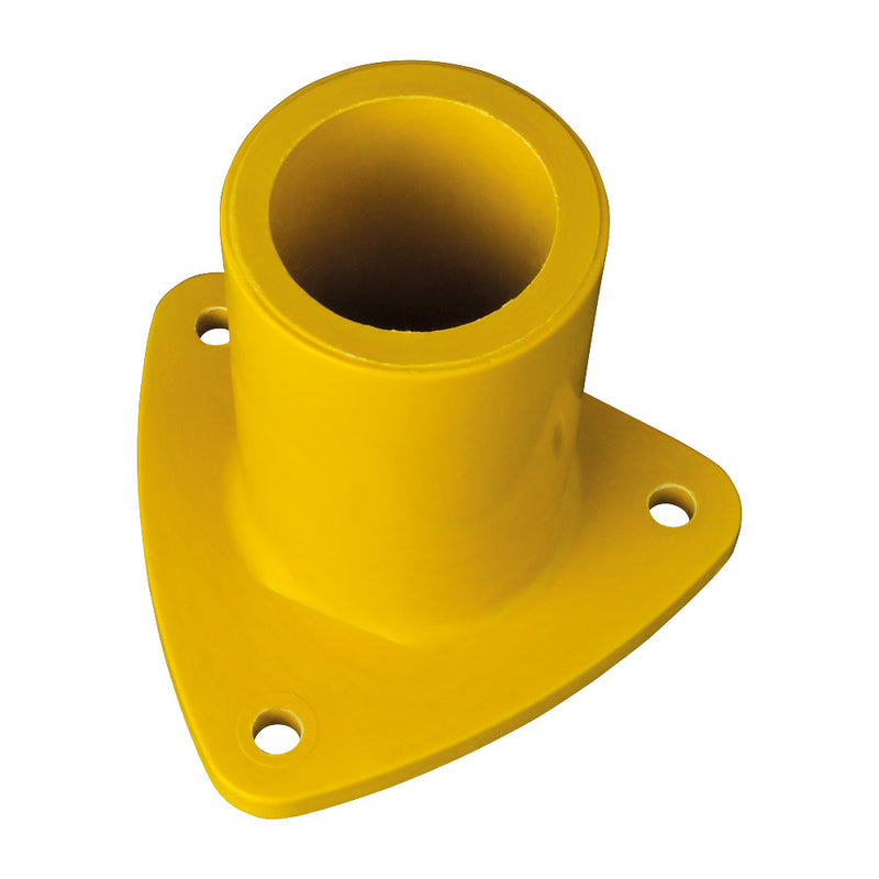 GRP Handrail Fitting Triangular Base Flange