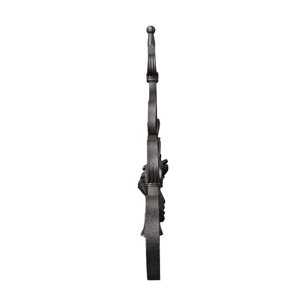GTP27 Gate Top Scroll 960 x 320mm 12x6mm Flat Bar