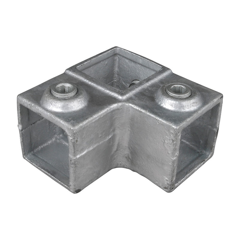 Three Way Mid Corner Square Key Clamp For 25mm Box Section