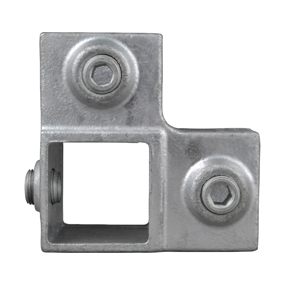 Rectangular Box Section Clamp Three Way Mid Corner Square Key Clamp For 40mm Box Section