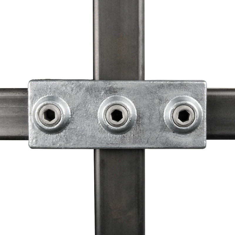 Four Way Cross Square Key Clamp For 25mm Box Section