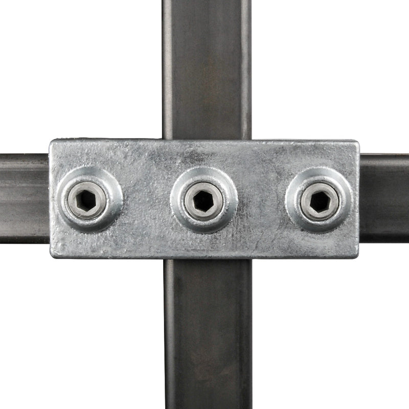 Four Way Cross Square Key Clamp For 40mm Box Section