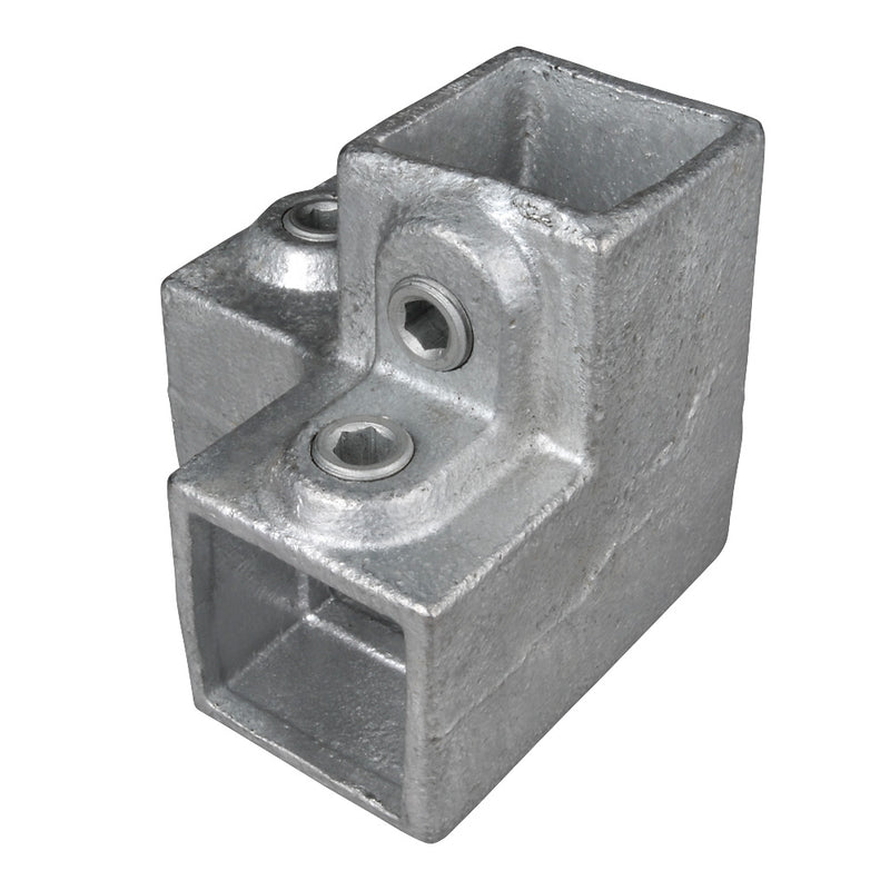 Three Way Top Corner Square Key Clamp For 25mm Box Section