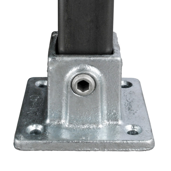 Footplate Base Square Key Clamp For 25mm Box Section
