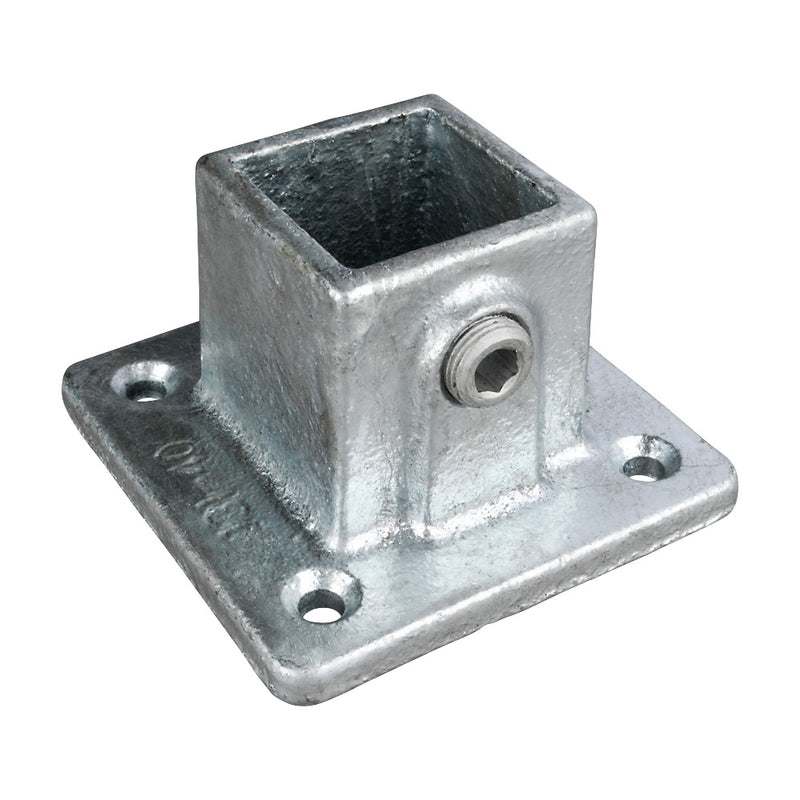 Footplate Base Square Key Clamp For 40mm Box Section