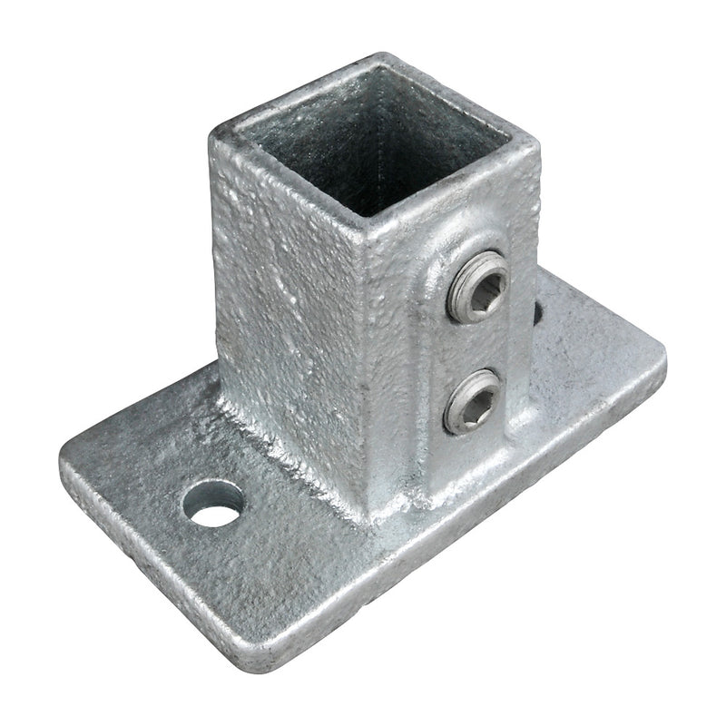 Rectangular Base Square Key Clamp For 25mm Box Section