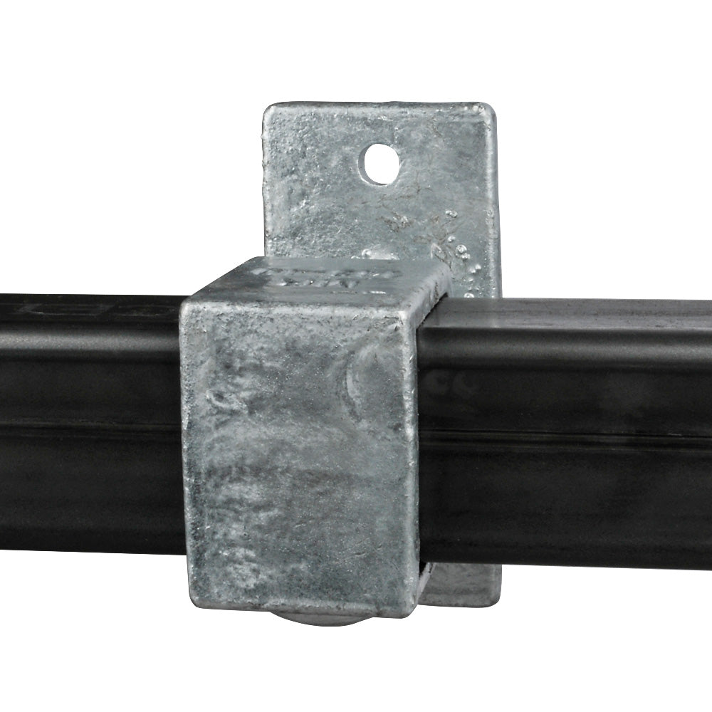 Rectangular Box Section Clamp Handrail Bracket Square Key Clamp For 40mm Box Section