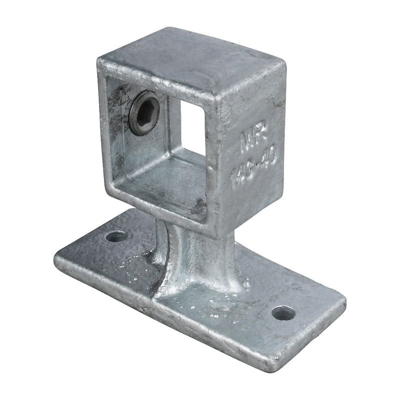 Handrail Bracket Square Key Clamp For 25mm Box Section