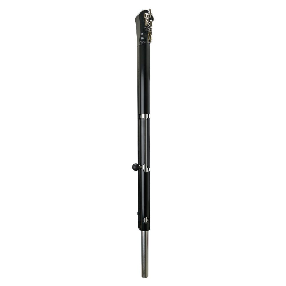 Locinox Lockey Keydrop Lockable Drop Bolt Black
