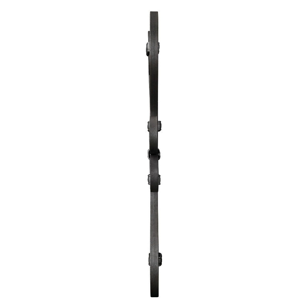 PL14 Scroll Panel 200 x 420mm 12x6mm Flat Bar