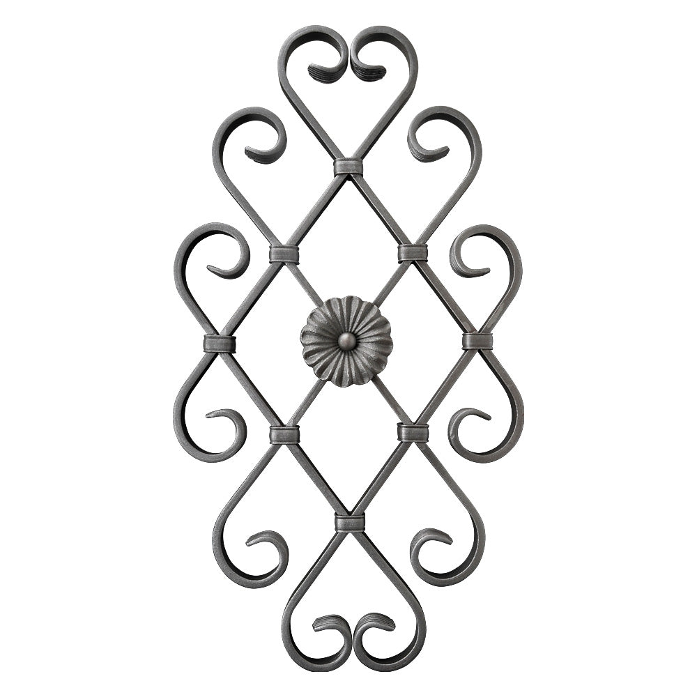 RZ14 Rosette 340 x 645mm 16 x 8mm Flat Bar