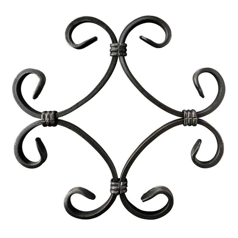 RZ20 Rosette 250mm Diameter 12 x 6mm Flat Bar (With clips)