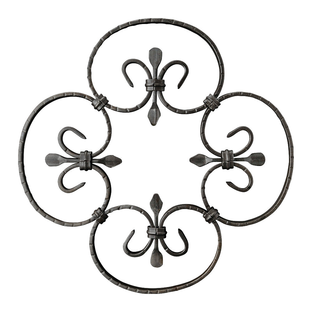RZ4 Rosette 380mm Diameter 10 x 5mm Flat Bar