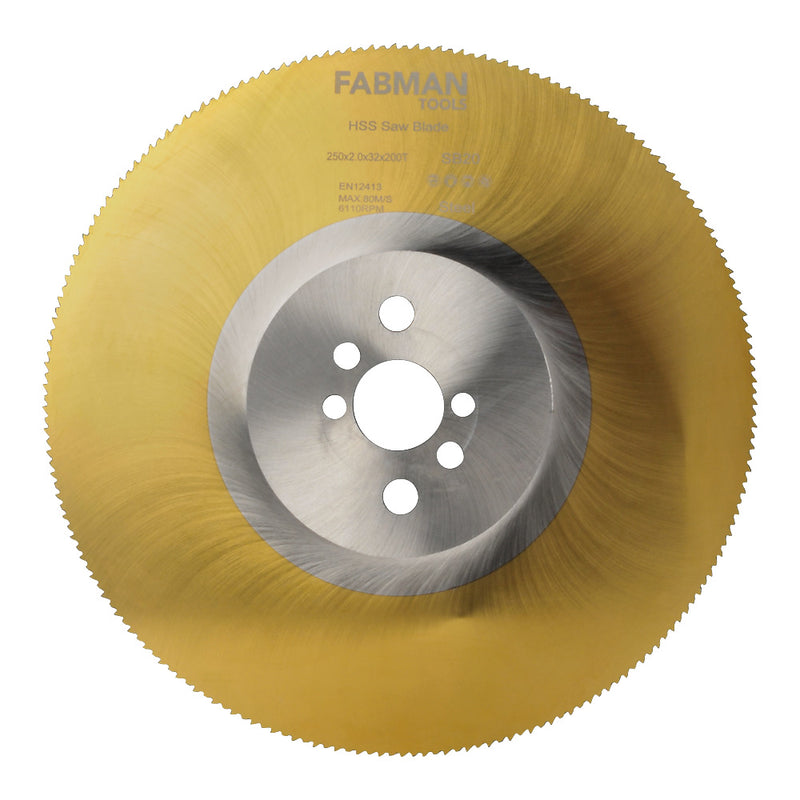 Fabman HSS Saw Blade 250mm x 2mm x 32mm x 200T