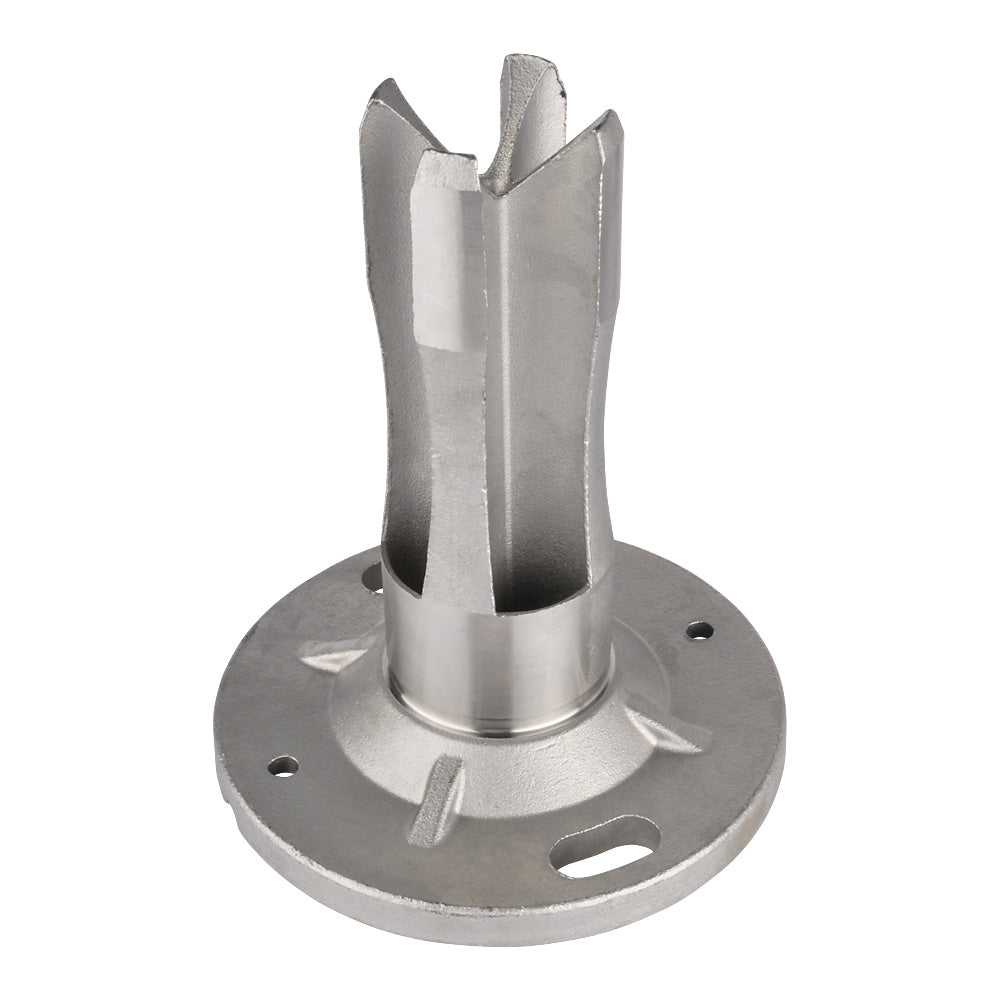 316 Base Plate To Suit 42.4mm Tube 100mm Diameter