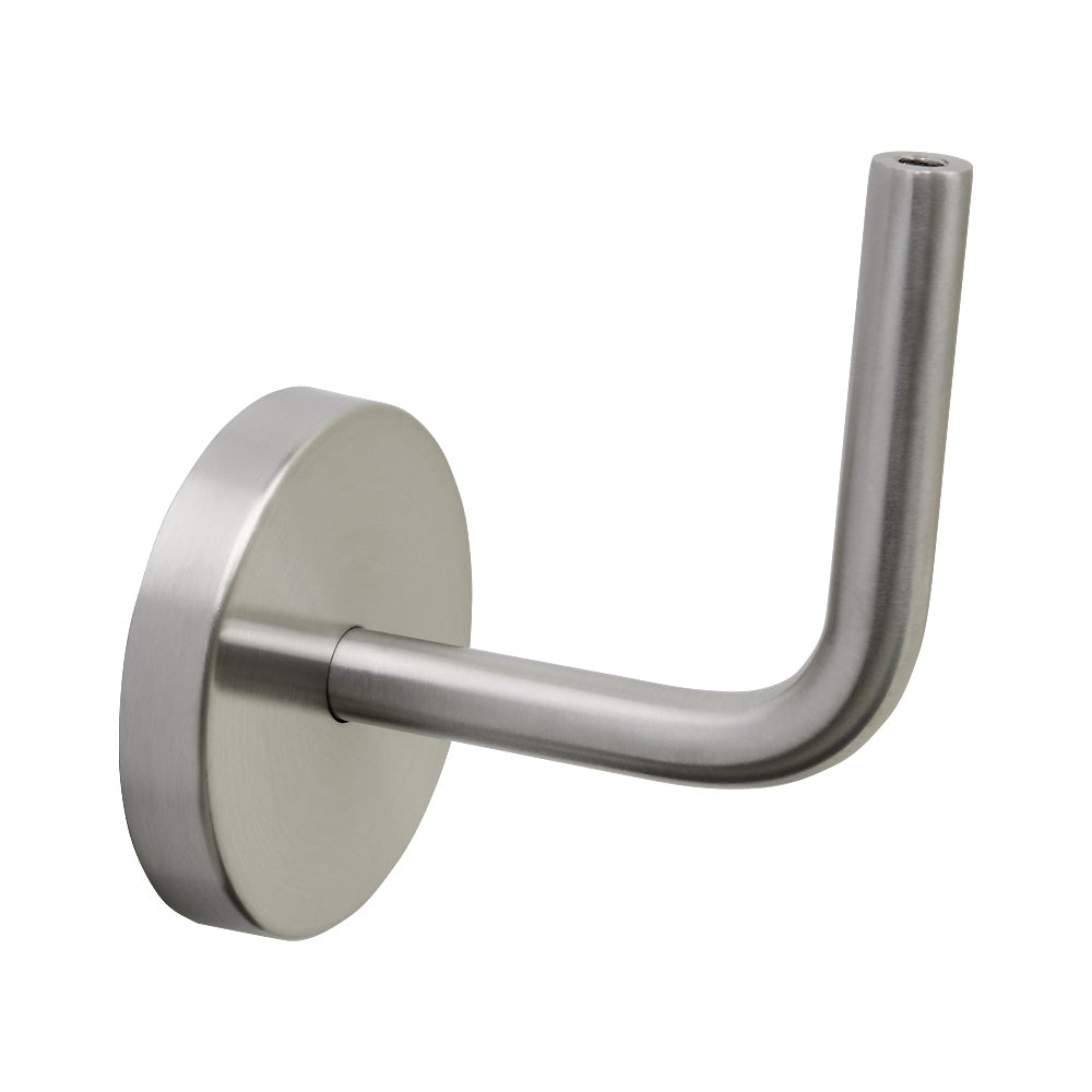 316 Stainless Steel Handrail Bracket 85mm Projection With Push Fit Cover Plate