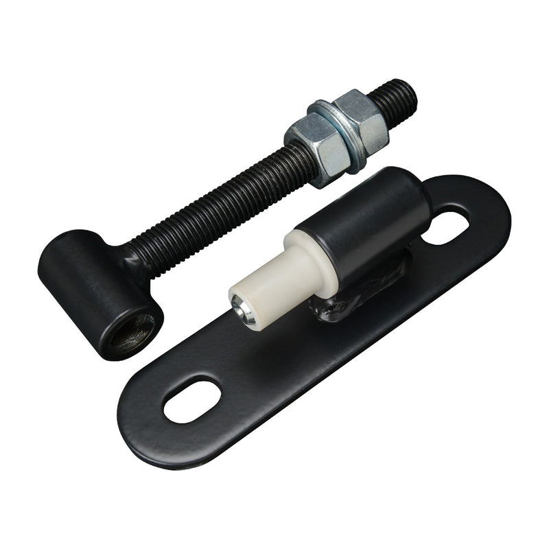 Adjustable Bolt Hinge M16 Black 150mm Long