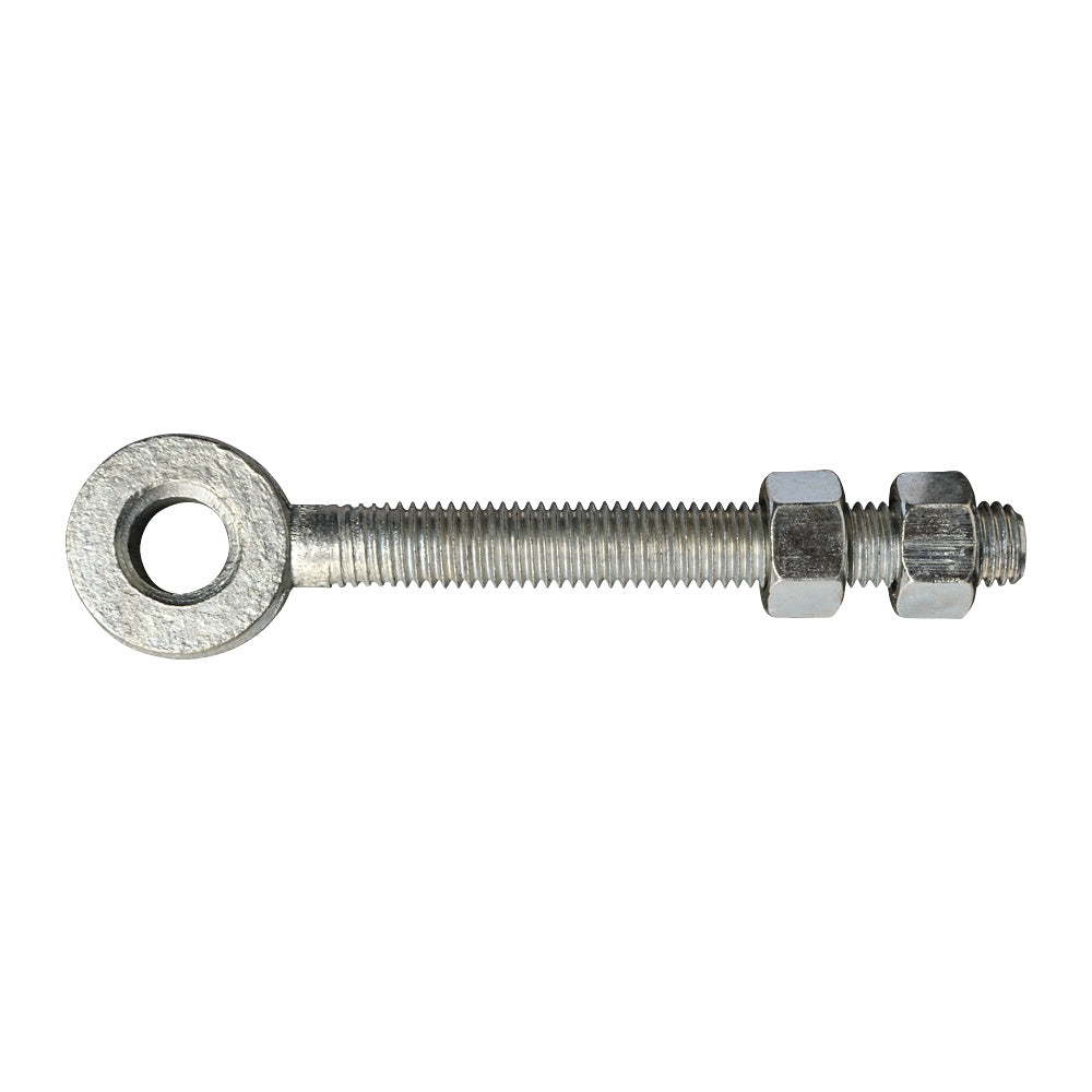 Adjustable Zinc Plated Eye Bolt To Suit 12mm Pin 100mm (4")