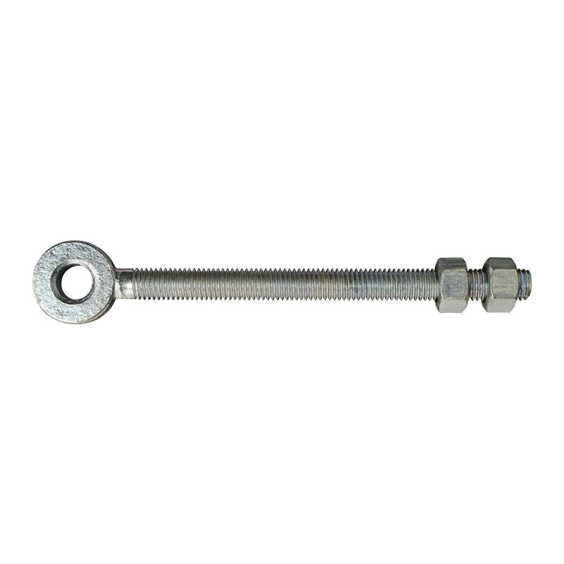 Adjustable Zinc Plated Eye Bolt To Suit 12mm Pin 150mm (6")