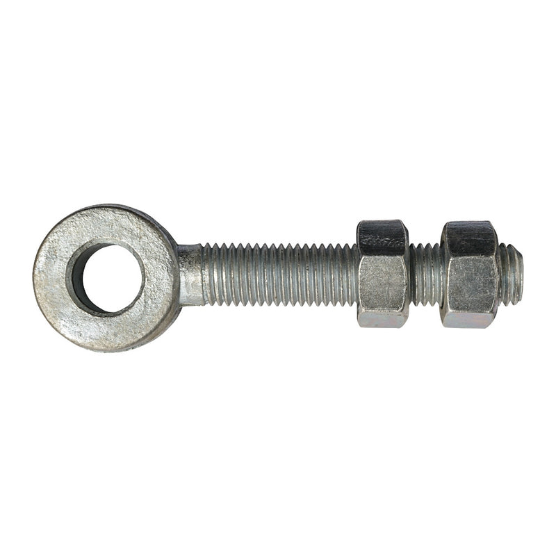 Adjustable Zinc Plated Eye Bolt To Suit 20mm Pin 100mm (4")