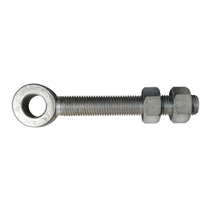 ADJM308 Adjustable Zinc Plated Eye Bolt To Suit 30mm Pin 200mm (8")