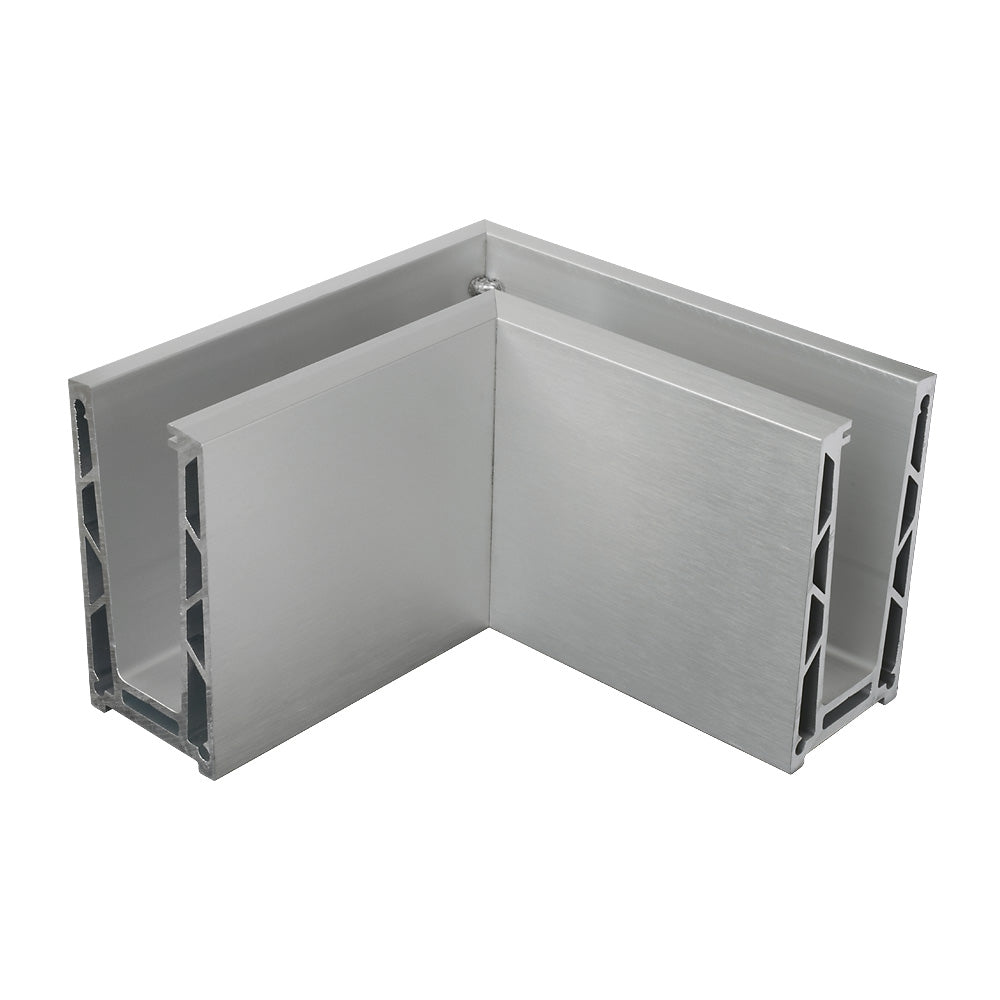 Adjustable Aluminium Channel Base Fix Internal Corner