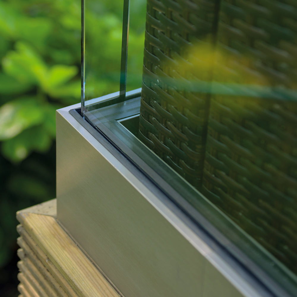Adjustable Aluminium Channel Base Fix Internal Corner