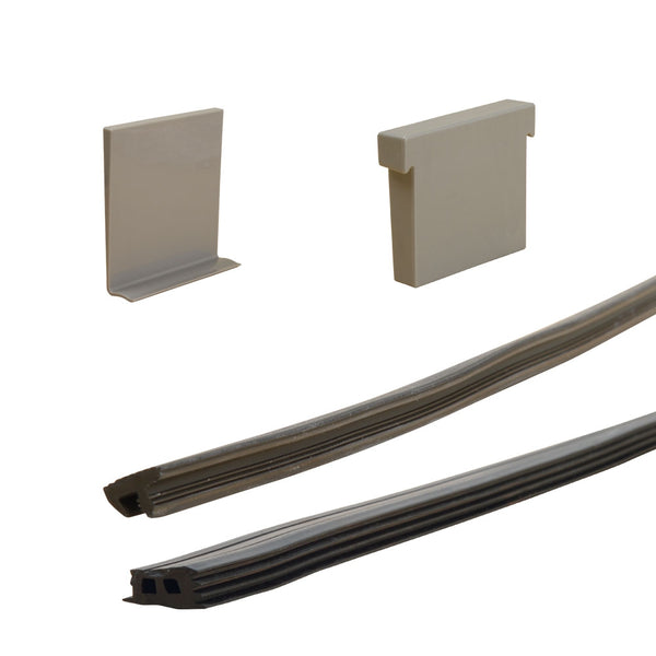 Aluminium Channel Glass Kit For 20.76mm 2500mm Long