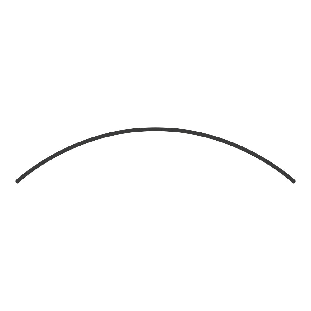 AR13030 30 x 30mm Plain Box Section Arch 2500 x 500mm Rise