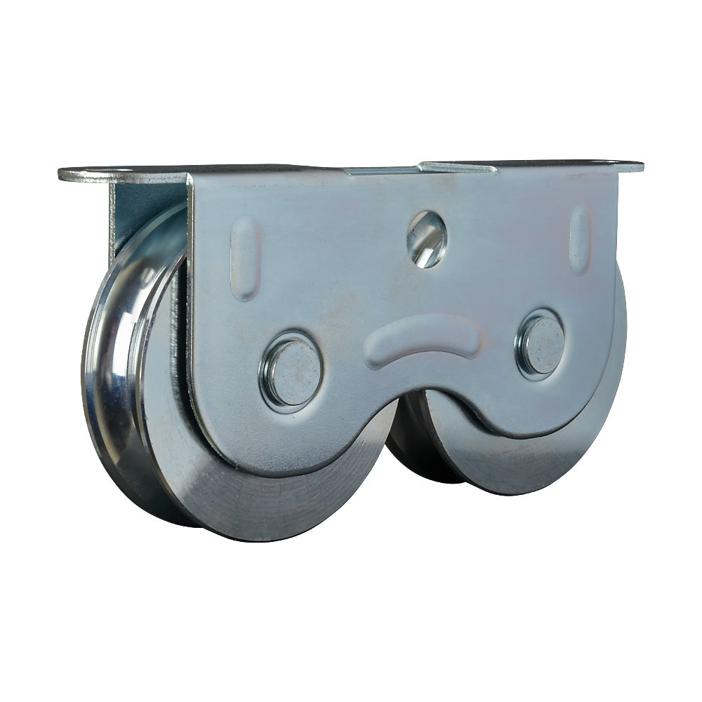 Sliding Double Gate Wheel 100mm Diameter