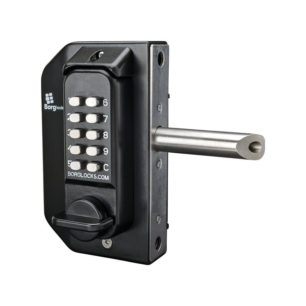 Borg Code Lock Borg 1 Side Code Gate Lock 1 Side Push Pad (Left Hand)