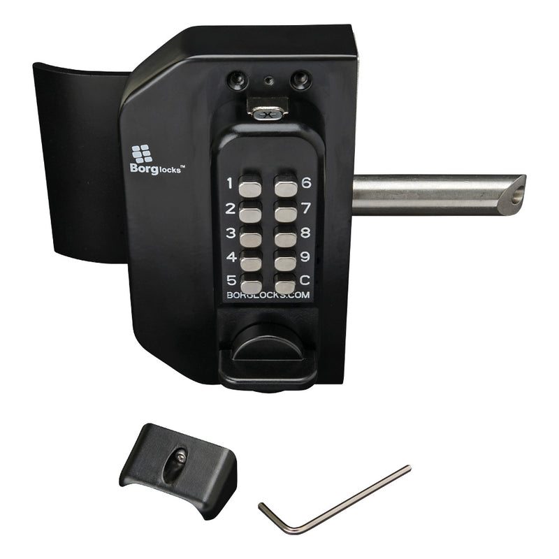 Borg 1 Side Code Gate Lock 1 Side Push Pad (Left Hand)