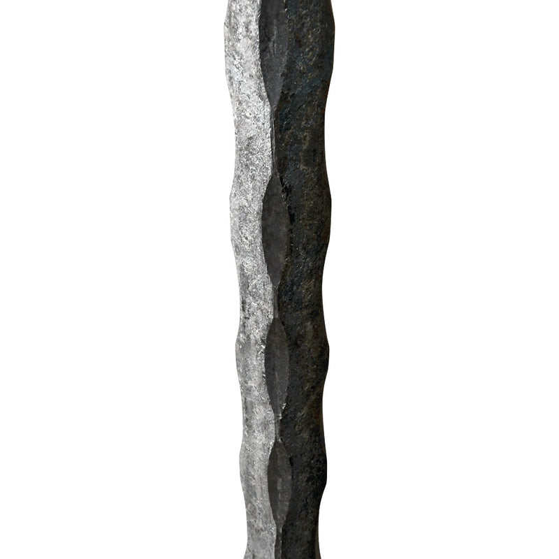 16 x 16mm Bowed Baluster Hammered Edge Bar 1200mm
