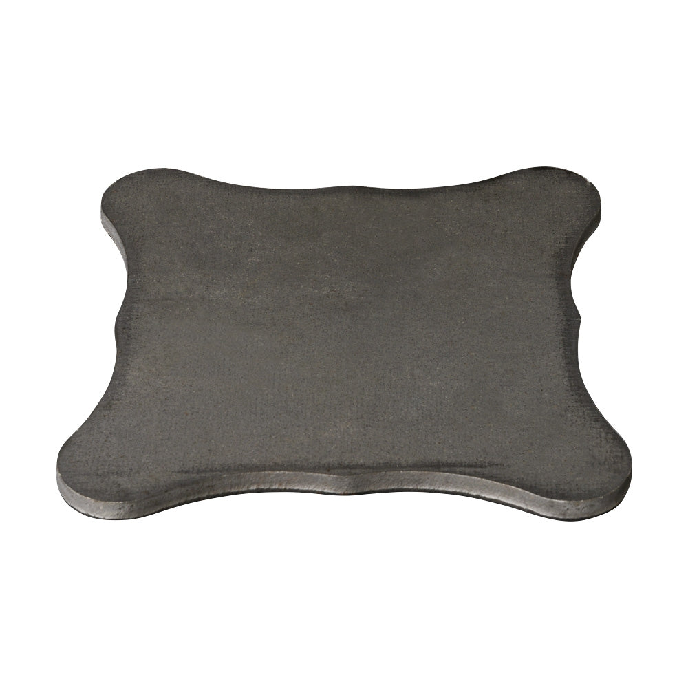 BP22 Shaped Back Plate 125 x 125 x 6mm Thick