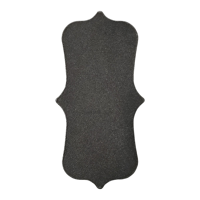 BP2 Shaped Pointed Back Plate 60 x 120 x 5mm
